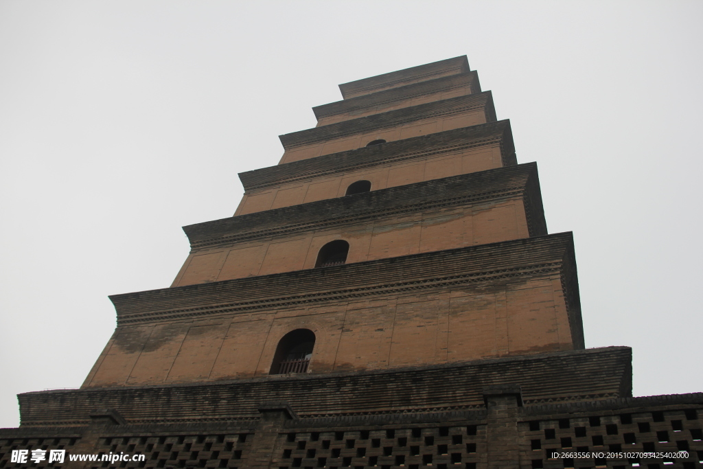 西安大慈恩寺玄奘纪念馆大雁塔