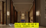 酒店大厅3D效果图模型