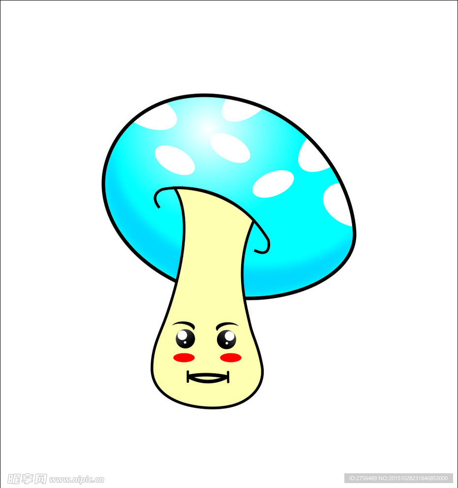 手绘蘑菇插画