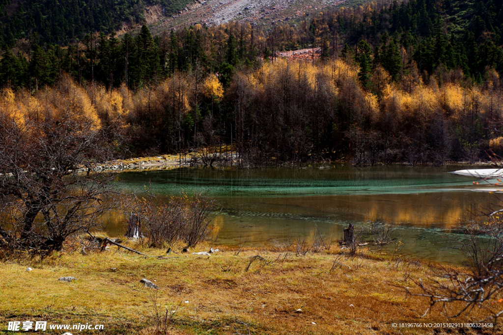 秋色美景 山峦 自然景观 美景