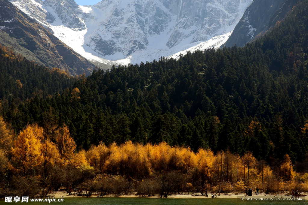 秋色美景 山峦 自然景观 美景