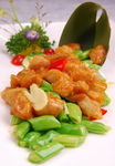 四季豆爆鹅肝