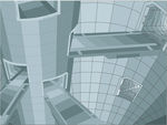 3D风格建筑封面