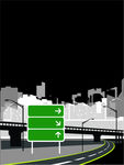 公路指示牌