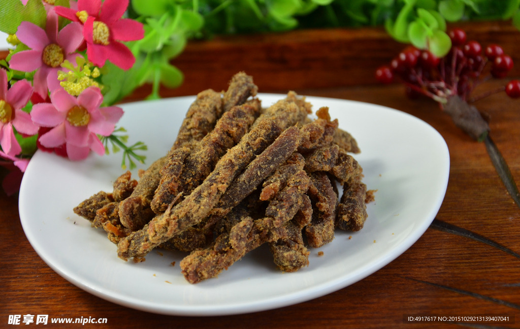 牛肉干 牛肉细节 美食特产