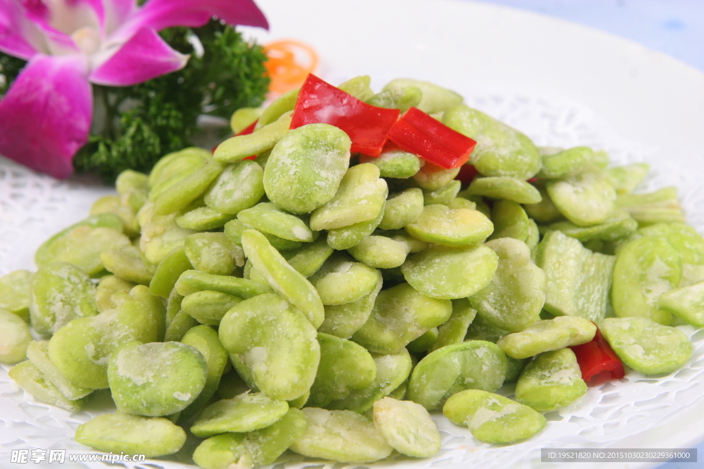 椒盐鲜豆瓣