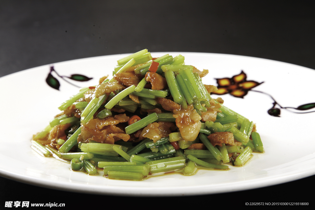 小炒芹香肉