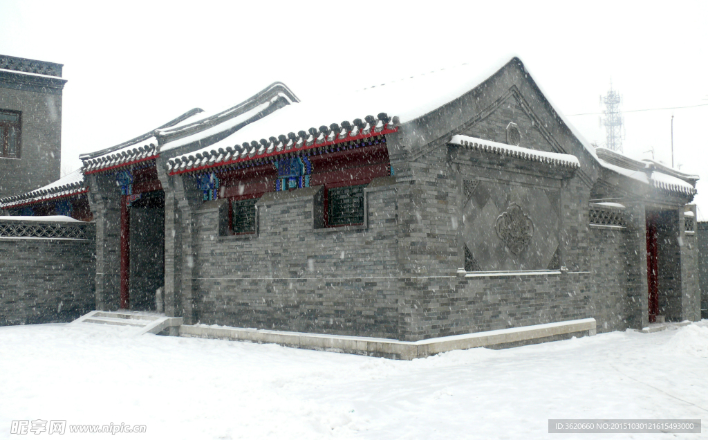 古建雪景