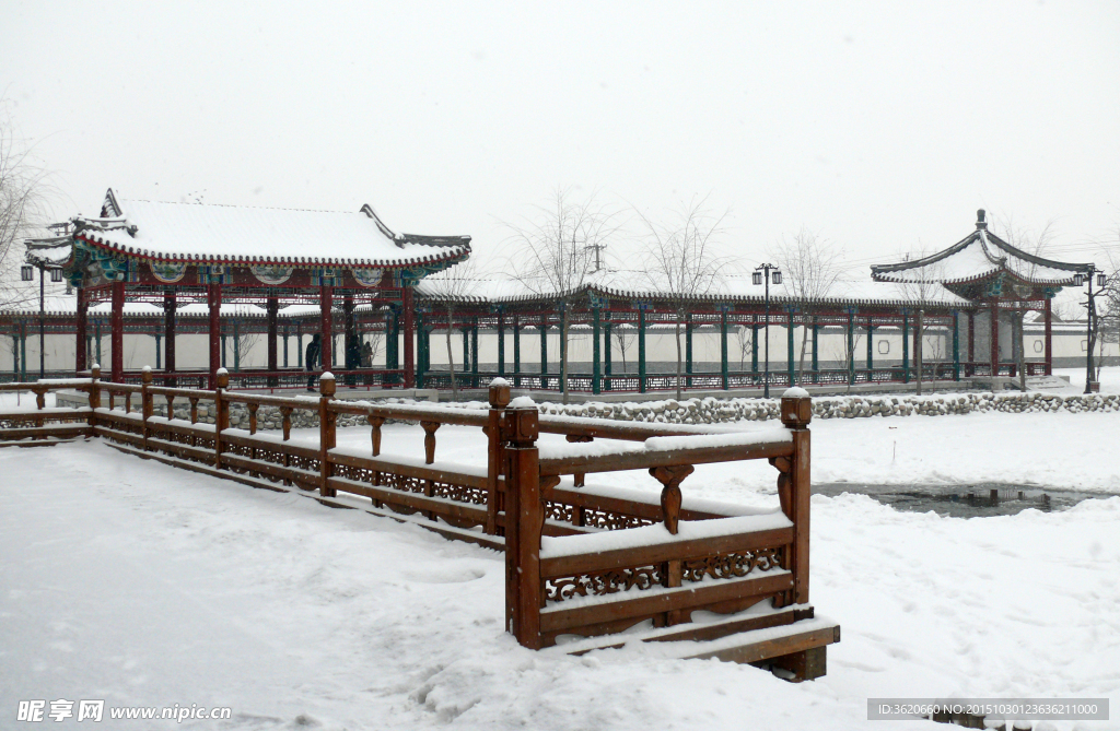 古建雪景