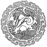 中国龙凤纹 古典龙凤纹 龙纹底