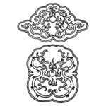 中国龙凤纹 古典龙凤纹 龙纹底