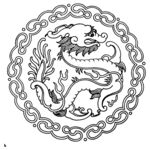 中国龙凤纹 古典龙凤纹 龙纹底