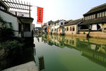 古镇小河流