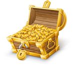 宝箱矢量素材商业金融
