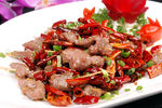 辣子牙签肉