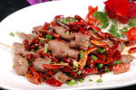 辣子牙签肉