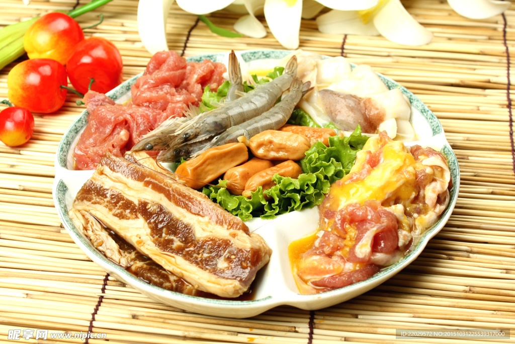 花肉拼盘