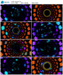 粒子万花筒时尚旋转隧道舞台视频