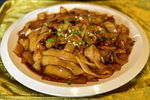 肉沫炒宽粉