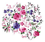 长叶花纹