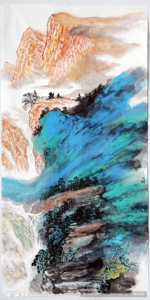 水墨山水画