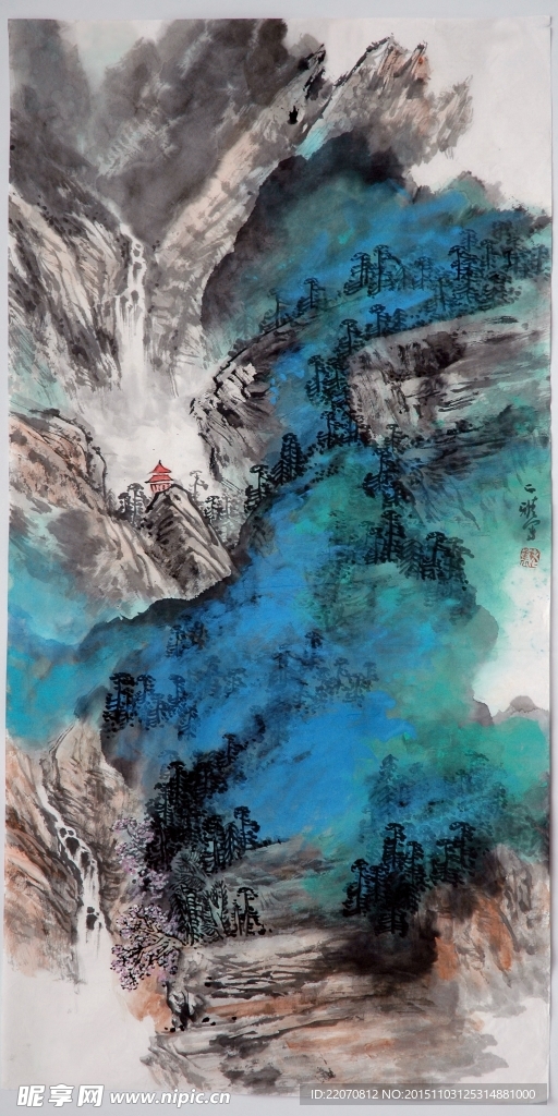 水墨山水画
