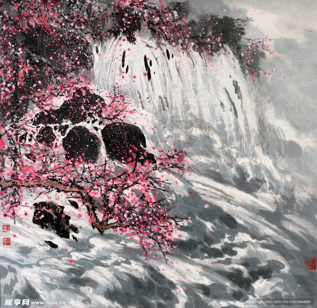 水墨山水画
