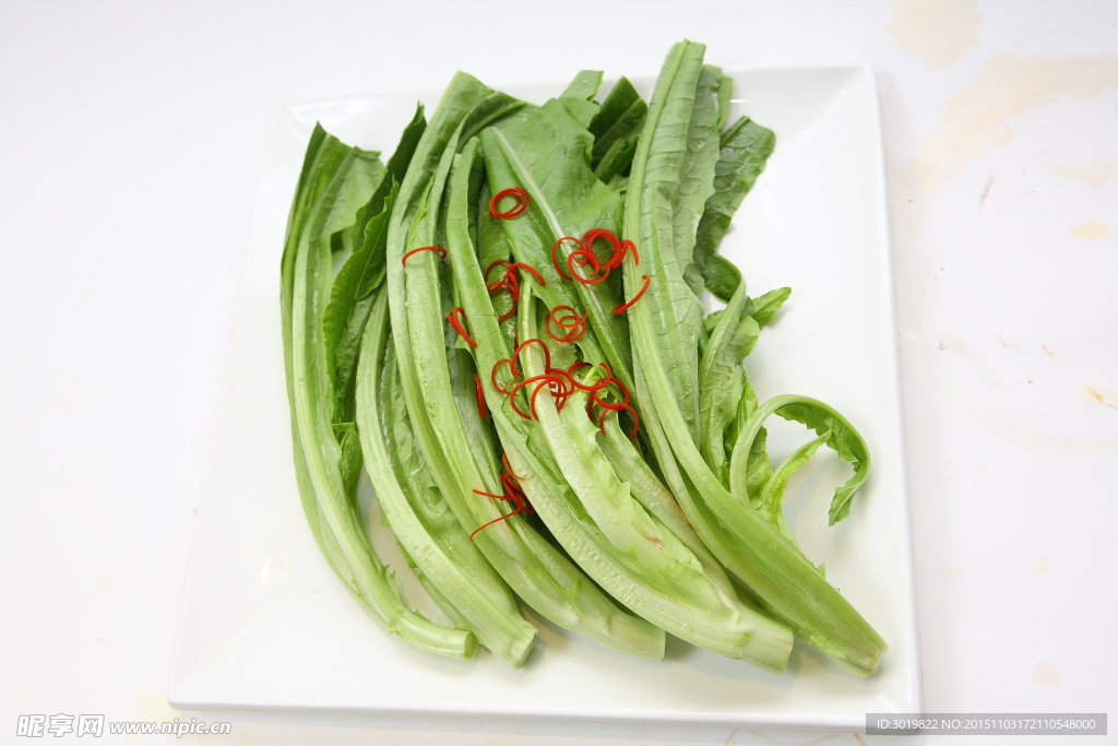 新鲜油麦菜