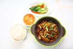 鱼香茄子煲套餐