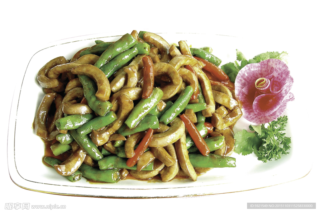 杭椒炒腰柳