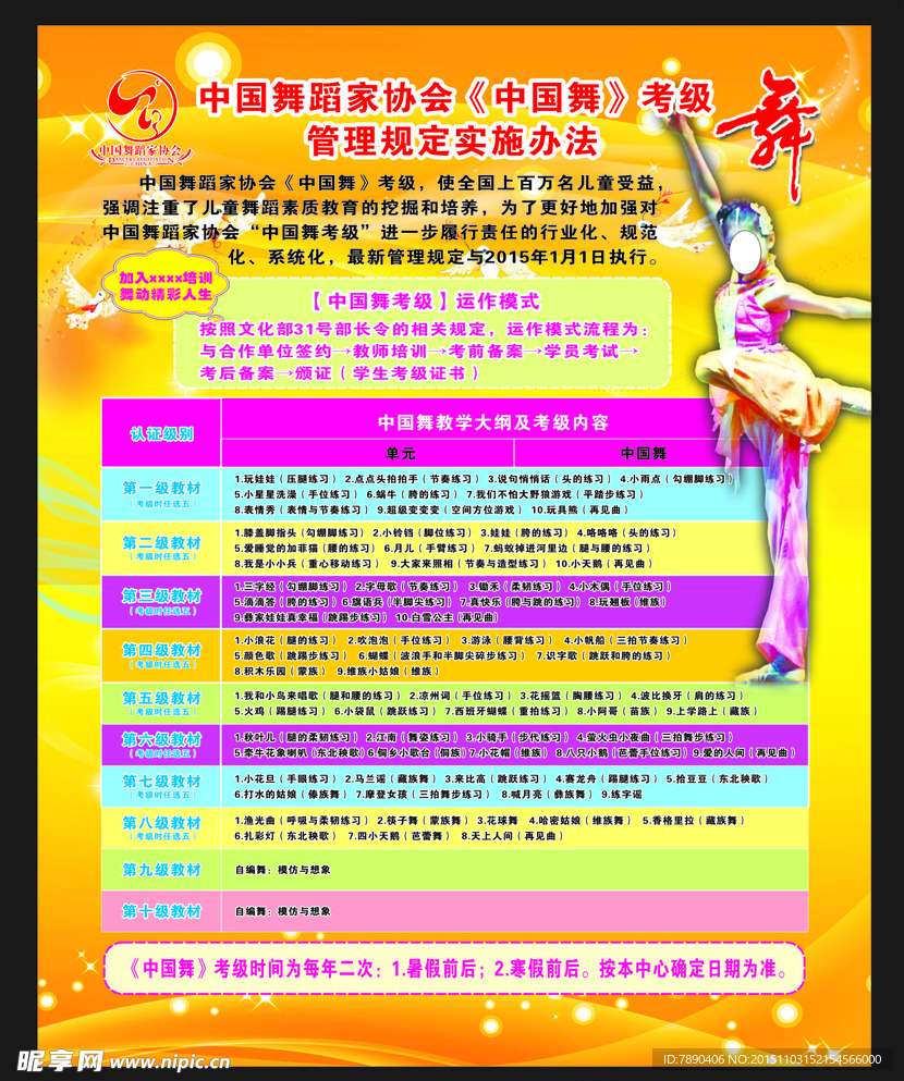 中国舞蹈海报 管理规定