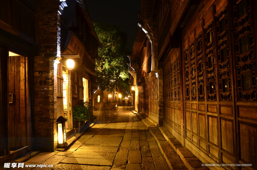 乌镇西栅夜景风光摄影