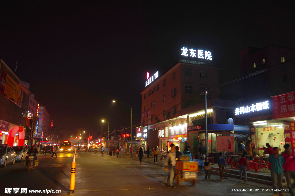 城市交通 街道夜景