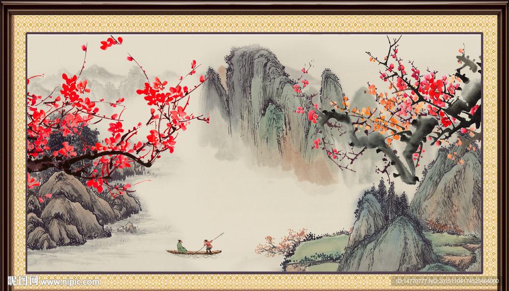 梅花国画