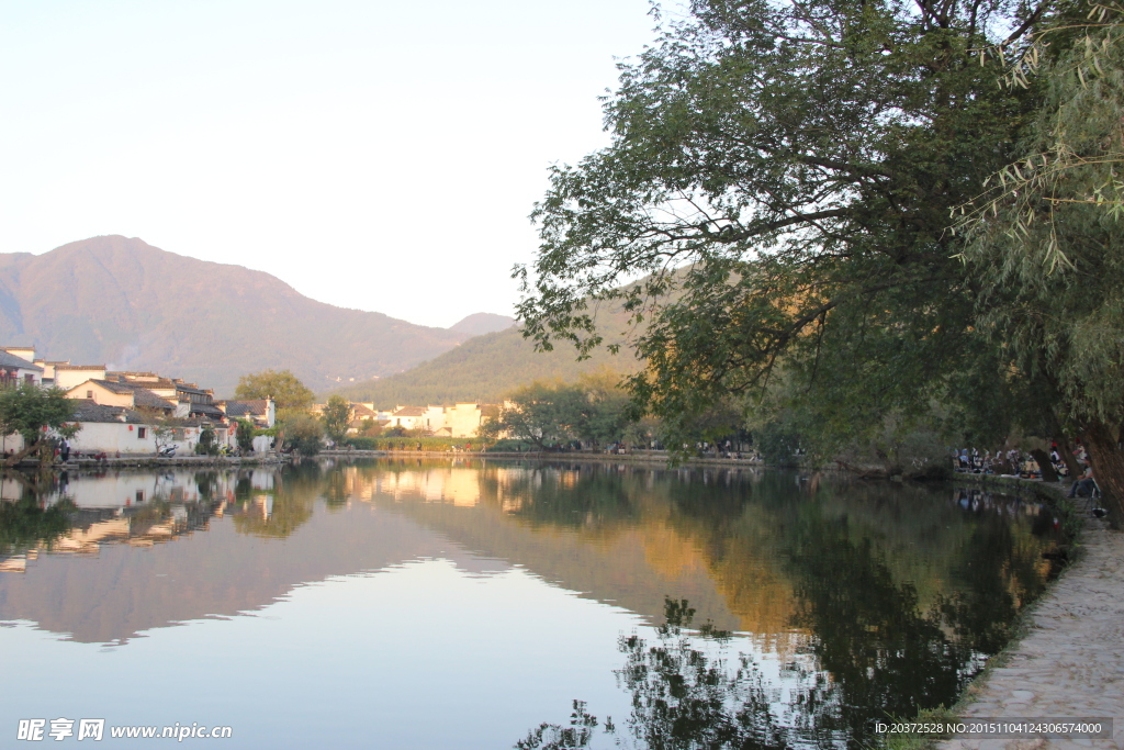 夕阳中的光景