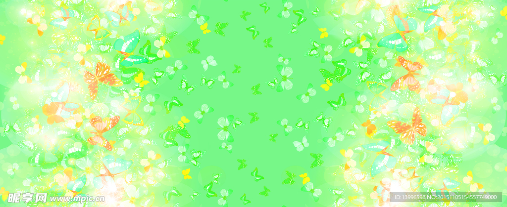 蝴蝶定位花