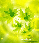 梦幻枫叶背景矢量素材