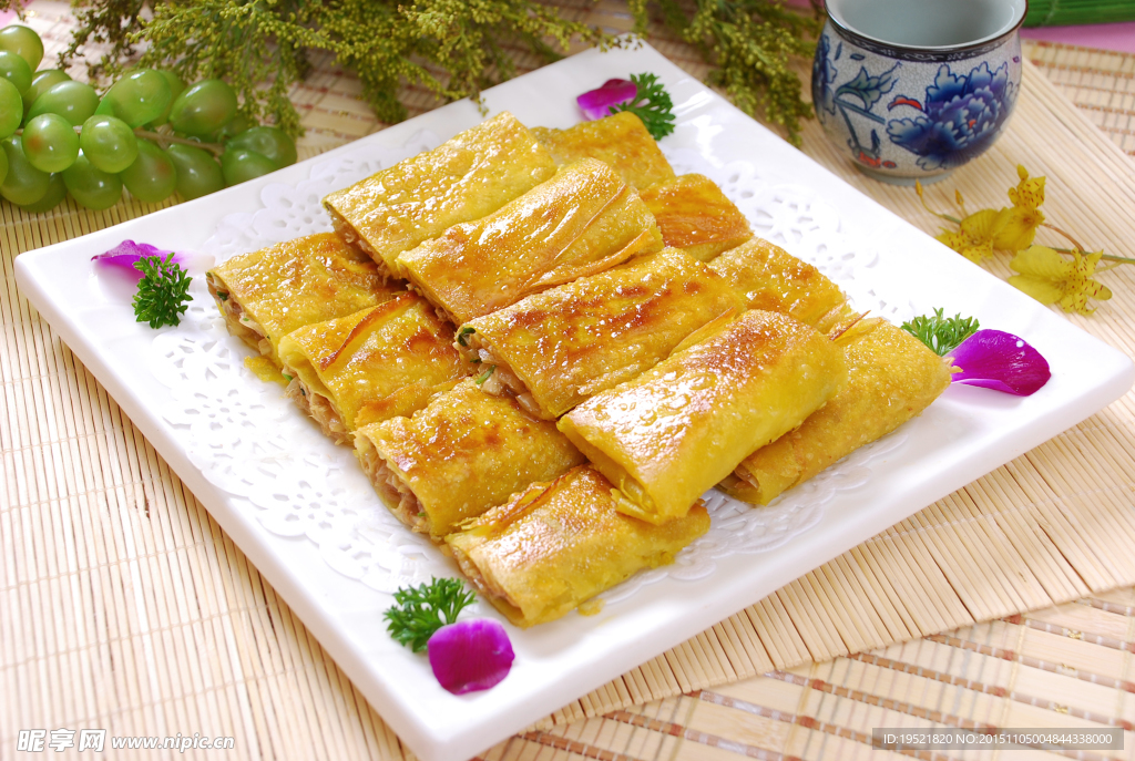 生煎菜卷