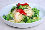 手捏菜煎豆腐
