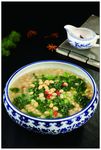 干碗豆煮青菜