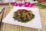 豆豆鲮鱼油麦菜