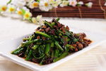 豆豉鲮鱼油麦菜