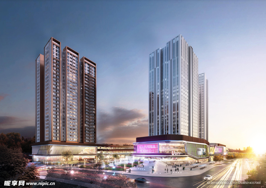 3D建筑效果图