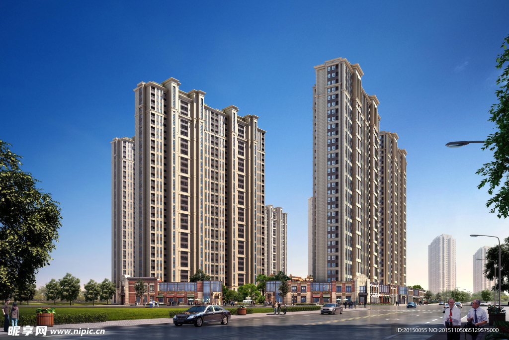 3D建筑效果图