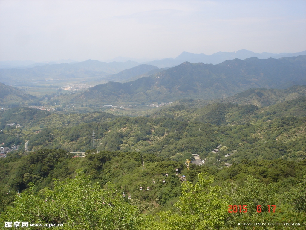 慕田峪景区风景图