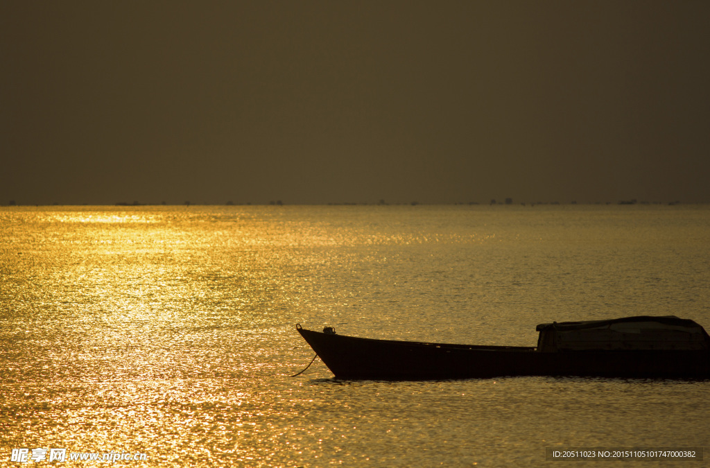海边夕阳