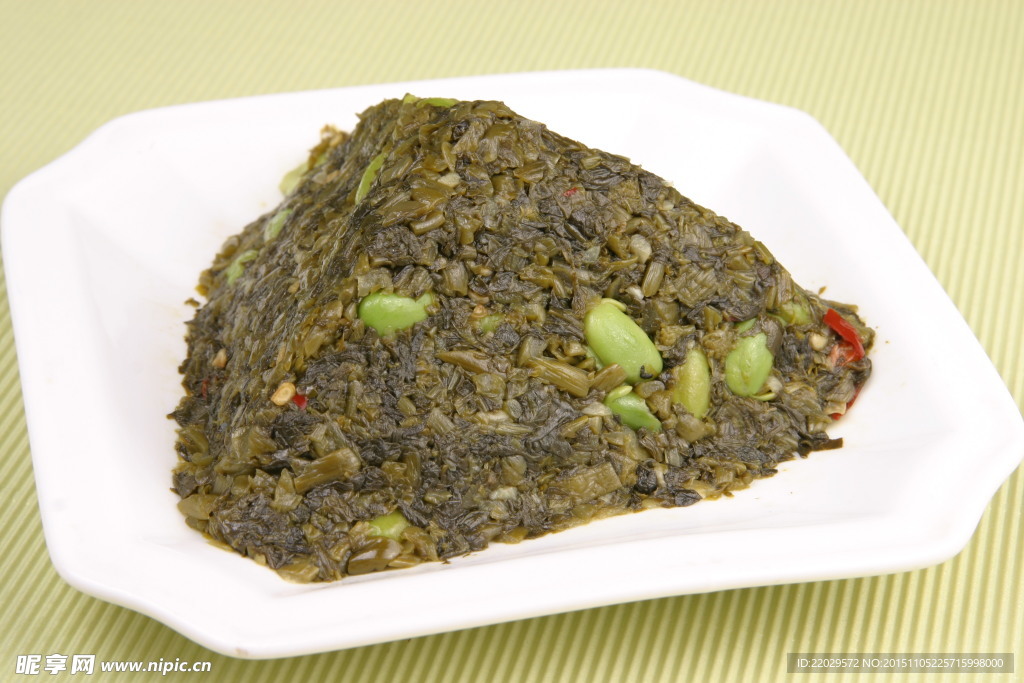 周莊咸菜毛豆