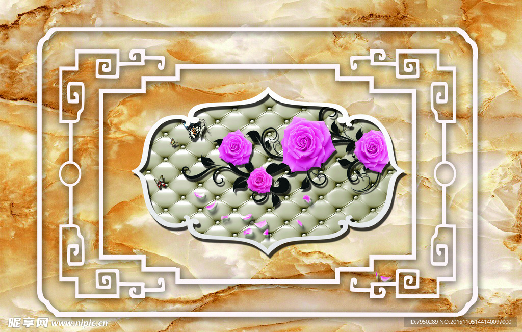 美尚美格3D背景墙