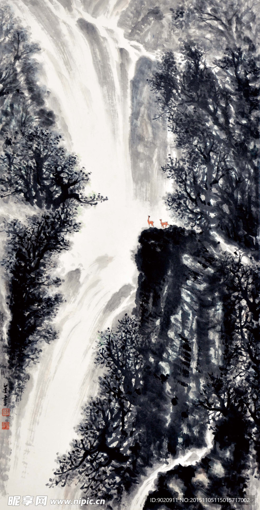 陈鐸 山水