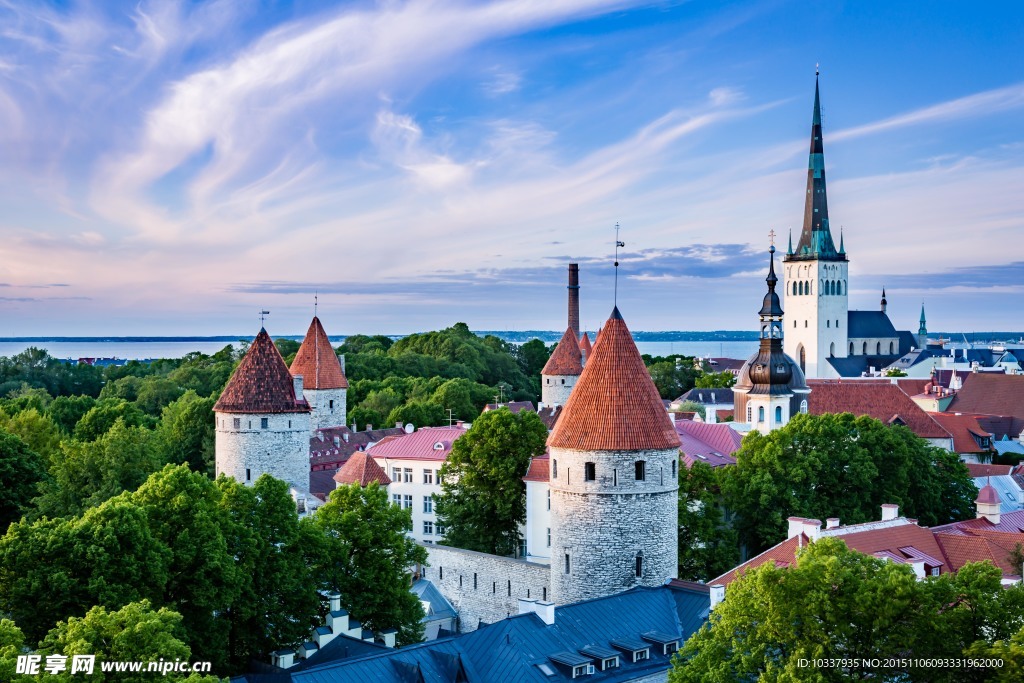 爱沙尼亚塔林城市风景